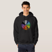 Großes Rad der Kosmologie Hoodie (Vorne ganz)