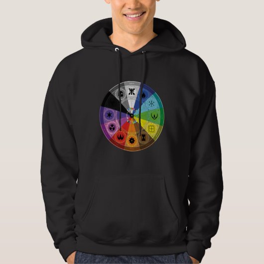 Großes Rad der Kosmologie Hoodie (Vorderseite)