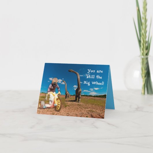 "Großes Rad-" Geburtstag Karte (Vorderseite)