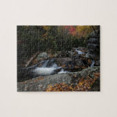 Großes rauchiger Gebirgswasserfall-Puzzlespiel Puzzle (Horizontal)