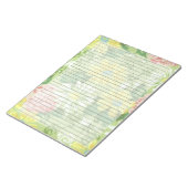 Großes regiertes Land Mitte Jahrhundert Vintage Bl Notizblock (angewinkelt)