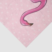 Großes rosa Flamingogewebe-Geschenk-Packpapier Seidenpapier (Ausschnitt)