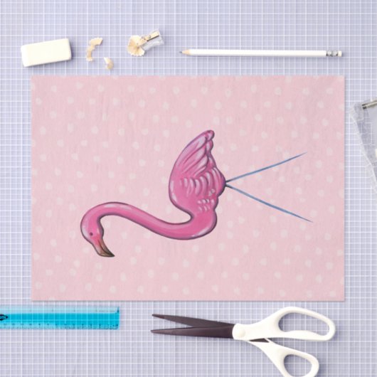 Großes rosa Flamingogewebe-Geschenk-Packpapier Seidenpapier (Handwerk)