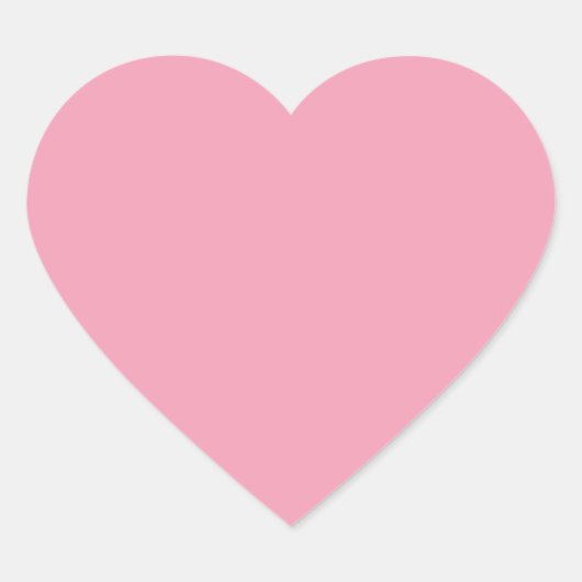 Großes rosa Herz Liebe Herz-Aufkleber (Vorderseite)
