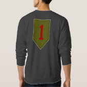 Großes Rot eins, 1. Identifikations-Flecken Sweatshirt (Rückseite)