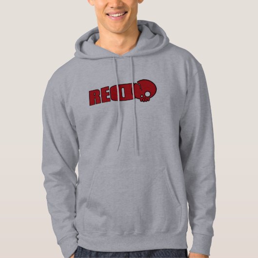 Großes Rot, RedSkull Tinte Hoodie (Vorderseite)