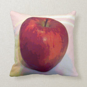 Großes rotes Apple Kissen