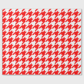 Großes rotes und weißes geschenkpapier (Flach)