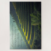 Großes Ruhe-Gebets-Puzzle - grüne Hügel Puzzle (Vertikal)