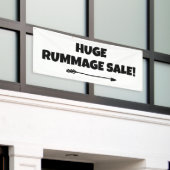 Großes Rummage Verkauf! Banner (Äußeres Gebäude)