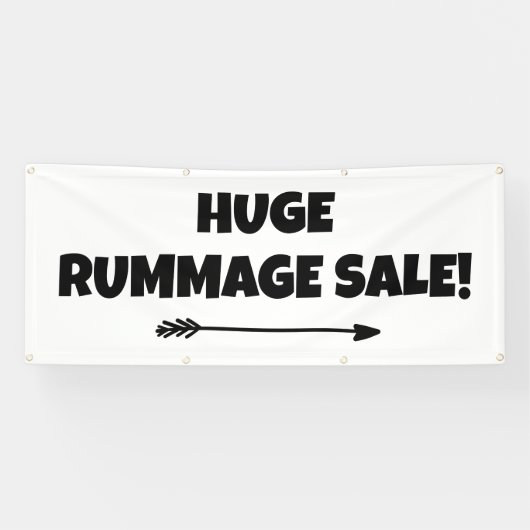 Großes Rummage Verkauf! Banner (Horizontal)