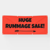 Großes Rummage Verkauf! Bright Banner (Horizontal)