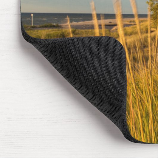 Großes Sable Point Leuchtturm am Lake Michigan Mousepad (Ecke)