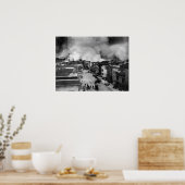 Großes San Francisco Erdbeben Poster (Küche)