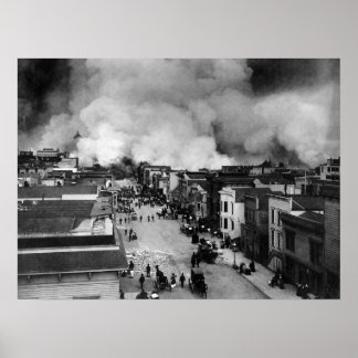 Großes San Francisco Erdbeben Poster
