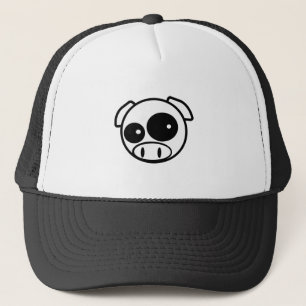 Großes schauendes Subie Schwein Truckerkappe