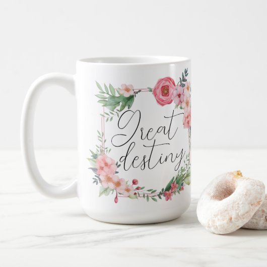 Großes Schicksal Kaffeetasse (Mit Donut)