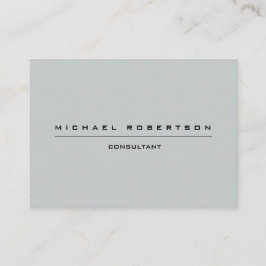 Grosses Schlicht einzigartiges Special Grau Visitenkarte