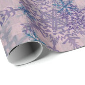 Großes Schneeflocke-WeihnachtsPackpapier Geschenkpapier (Rolleneckpunkt)