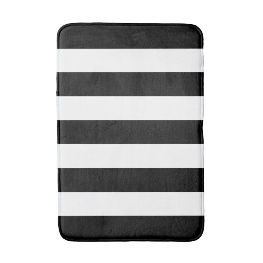 Großes schwarzes oder weißes vertikale badematte (Vorderseite Vertikal)