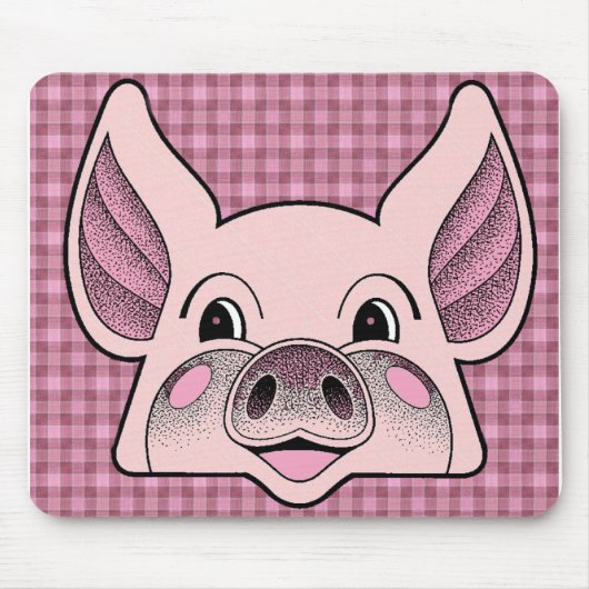 Großes Schwein Mousepad (Vorne)