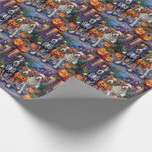 Grosses Schweizer Bergtrick-oder-Treating Hallowee Geschenkpapier (Ecke)