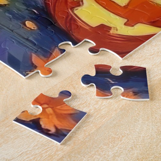 Grosses Schweizer Bergtrick-oder-Treating Hallowee Puzzle (Seite)