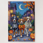 Grosses Schweizer Bergtrick-oder-Treating Hallowee Puzzle (Vertikal)
