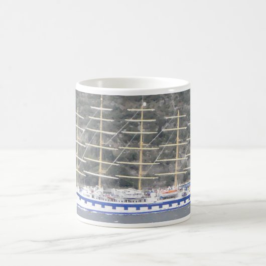 großes Segelboot Kaffeetasse (Mittel)