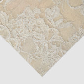 Grosses Shabby Chic Rosa Flamingo Blumendekoupage Seidenpapier (Ausschnitt)