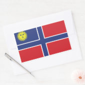 großes Siegel der Moschusmuschel - Fahne Rechteckiger Aufkleber (Umschlag)