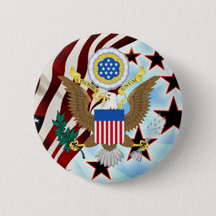 Grosses Siegel der Staaten Button