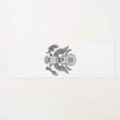 Grosses Siegel der USA (E Pluribus Unum) Yogamatte (Vorderseite (Horizontal))