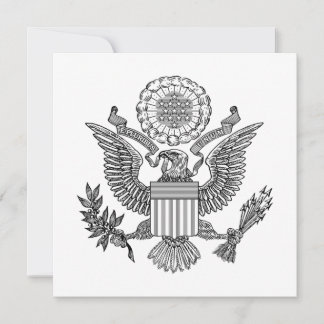 Grosses Siegel der USA (USA) Karte