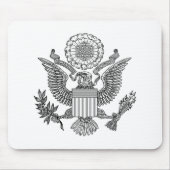 Grosses Siegel der USA (USA) Mousepad (Vorne)
