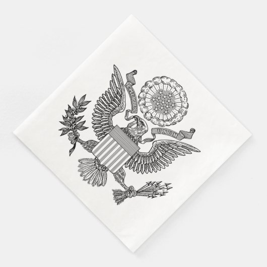 Grosses Siegel der USA (USA) Serviette (Ecke)