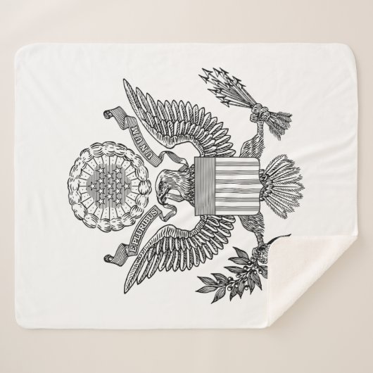 Grosses Siegel der USA (USA) Sherpadecke (Vorderseite (Horizontal))