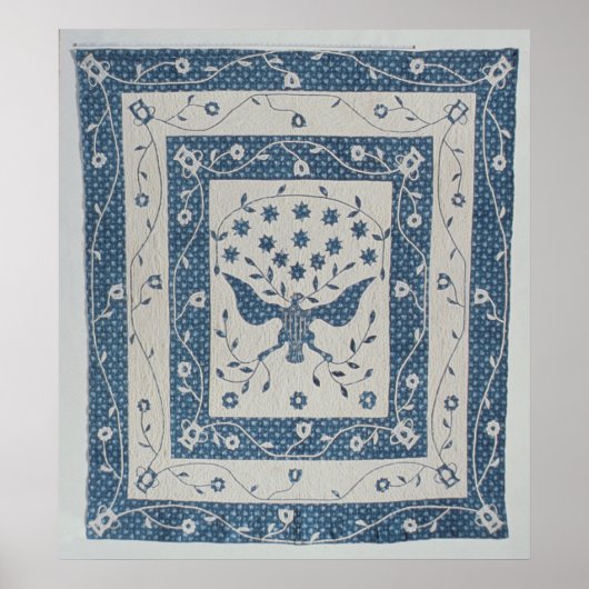 Grosses Siegel der Vereinigten Staaten-Quilt Poster (Vorne)