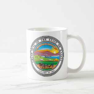 Großes Siegel des Staat von Kansas Kaffeetasse