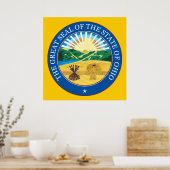Großes Siegel des Staat von Ohio Poster (Küche)