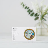 Großes Siegel North Carolina Visitenkarte (Stehend Vorderseite)