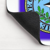 Großes Siegel von Texas Mousepad (Ecke)