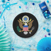 Großes Siegel von Vereinigten Staaten Pappteller (Party)