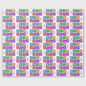 Großes SIS-Gewohnheits-Packpapier Geschenkpapier (Flach)