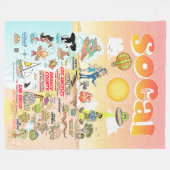 Grosses SoCal Fleece-Blanket Fleecedecke (Vorderseite (Horizontal))