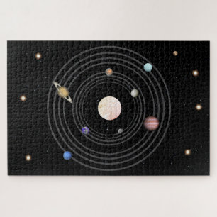 Grosses Solarsystem Puzzle