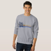 Großes Sonnenuntergang-Hawaiianer-Sweatshirt Sweatshirt (Vorne ganz)