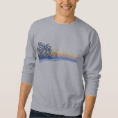 Großes Sonnenuntergang-Hawaiianer-Sweatshirt Sweatshirt (Vorderseite)