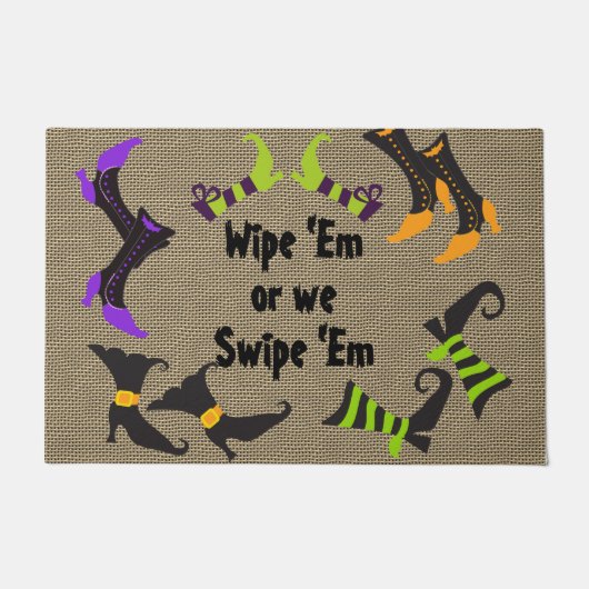 Grosses sonniges Halloween Doormat Fußmatte (Vorderseite)