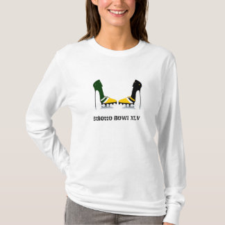 Großes Spiel-T-Shirt der Stilett-Schüssel-XLV L/S T-Shirt